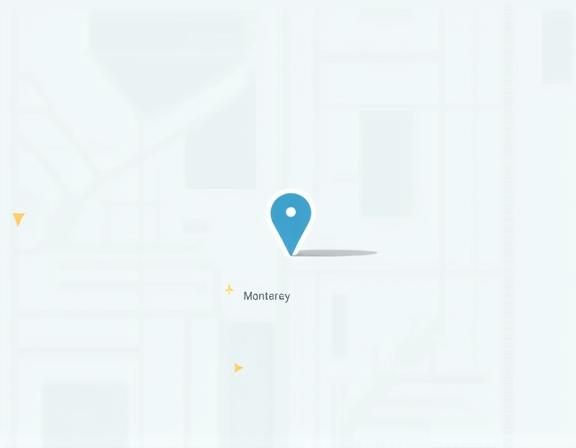 Mapa mostrando la ubicación de la oficina de CapuMex en Monterrey.